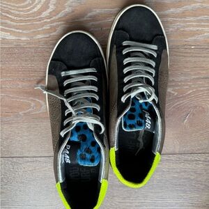 P448 Black and Brown Sneakers with Sleek Design